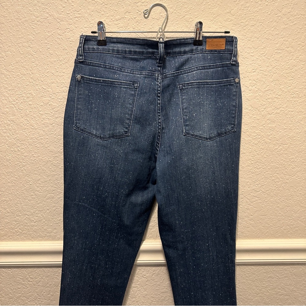 Judy Blue Speckle Wash Skinny Jeans Relaxed Fit Women’s Size 11/30 - Picture 8 of 11
